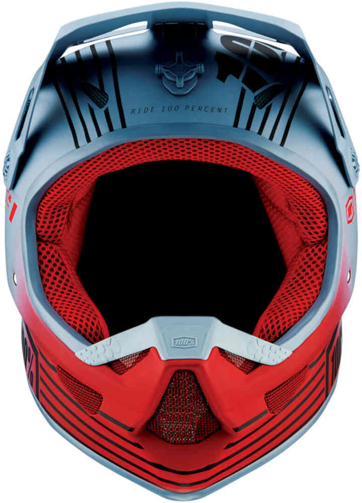 100% Status Stripes Downhill Helmet