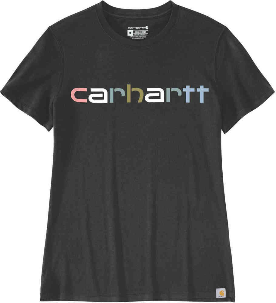Carhartt Relaxed Fit Lightweight Multi Color Logo Graphic Ladies T-Shirt
