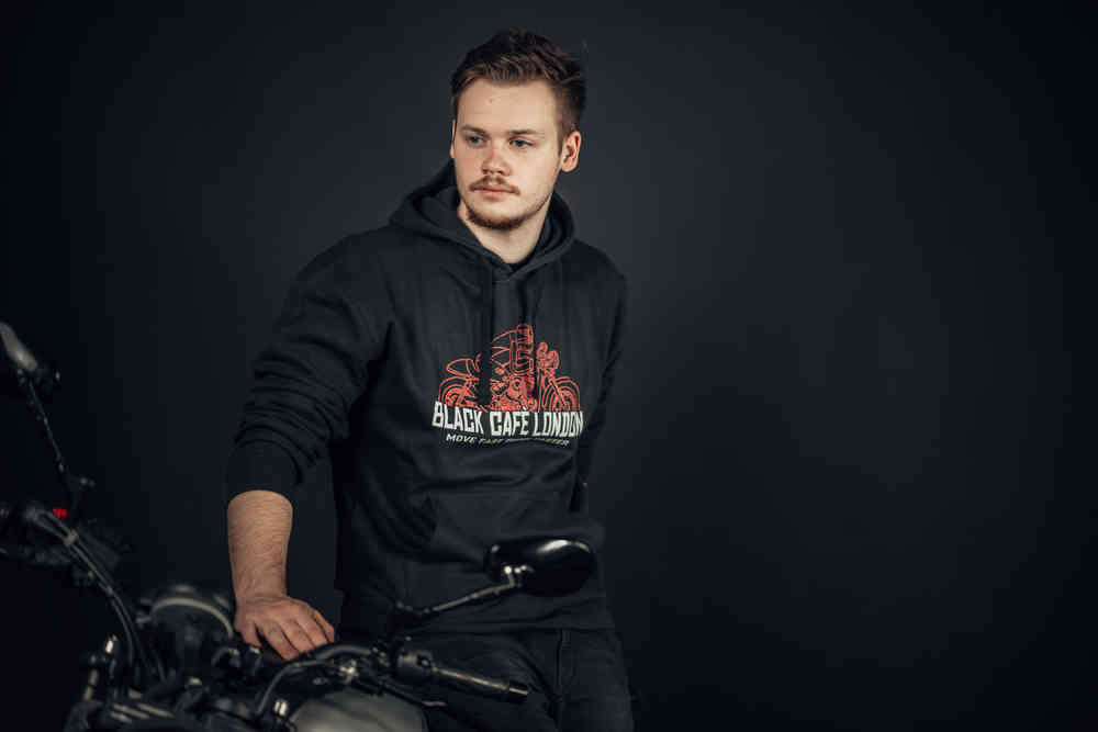 Black-Cafe London Fast Live Hoodie