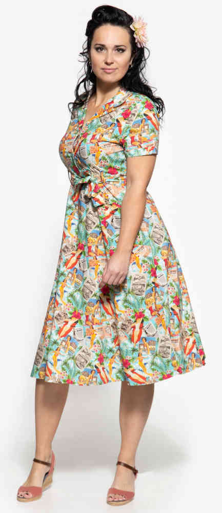 Queen Kerosin Vintage Summer Swing Ladies Dress