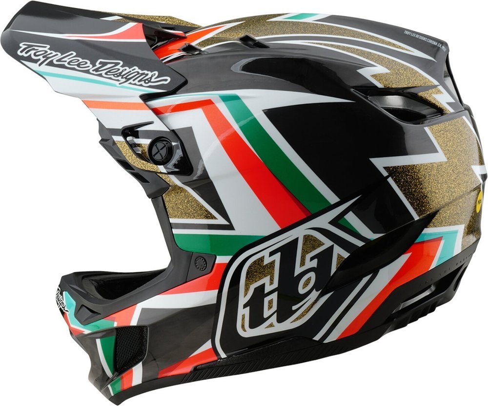 Troy Lee Designs D4 Mips Frames Carbon Downhill Helmet
