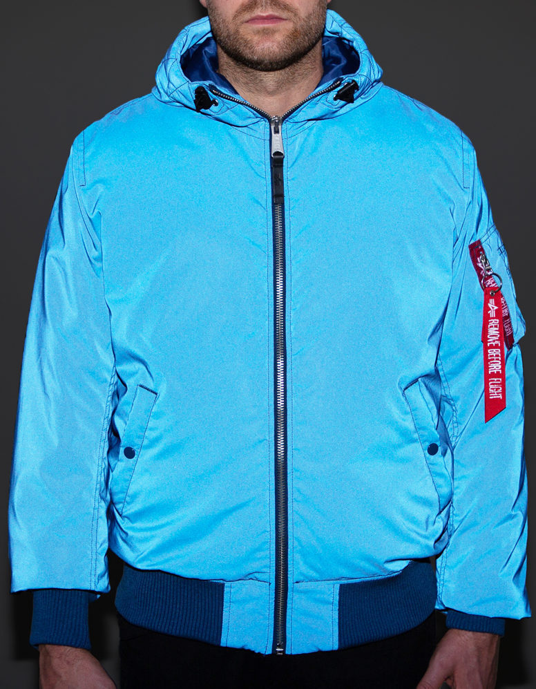 Alpha Industries MA-1 Hooded Reflective Jacket