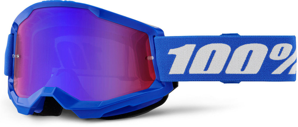 100% Strata 2 Essential Chrome Motocross Goggles