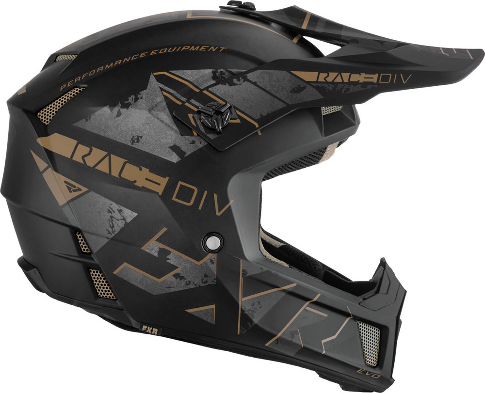 FXR Clutch Stealth Motocross Helmet