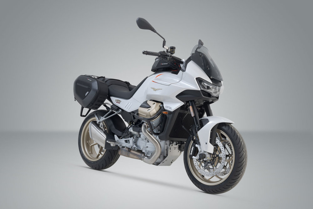 SW-Motech PRO BLAZE saddlebag set - Black. Moto Guzzi V100 Mandello/S, Stelvio.