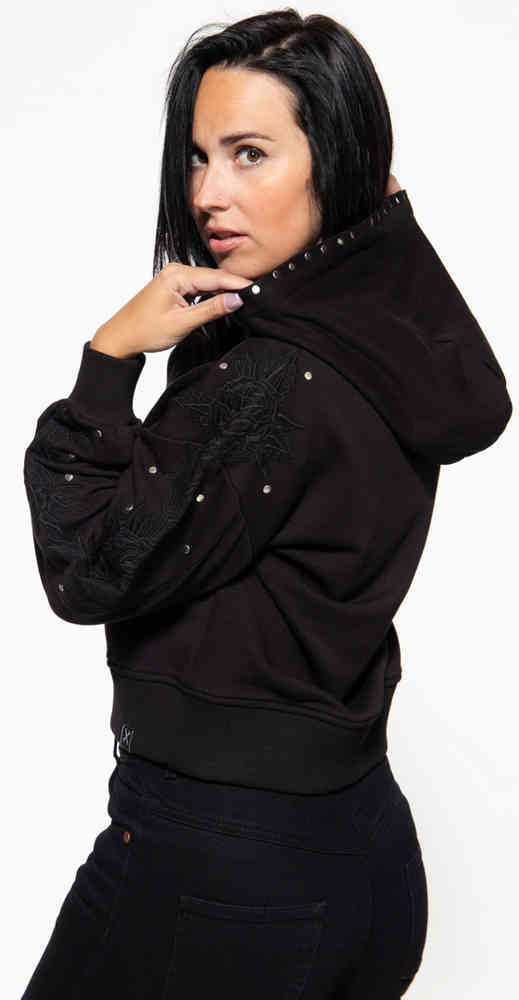 Queen Kerosin Rose Face Ladies Hoodie