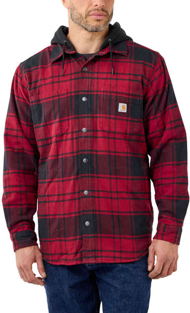 Carhartt Flannel Fleece Lined Hooded Shirt