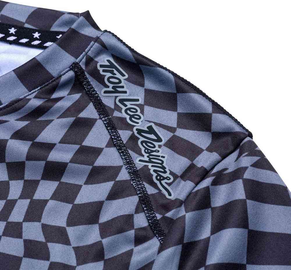 Troy Lee Designs Lilium LS Twisted Checkers Ladies Bicycle Jersey