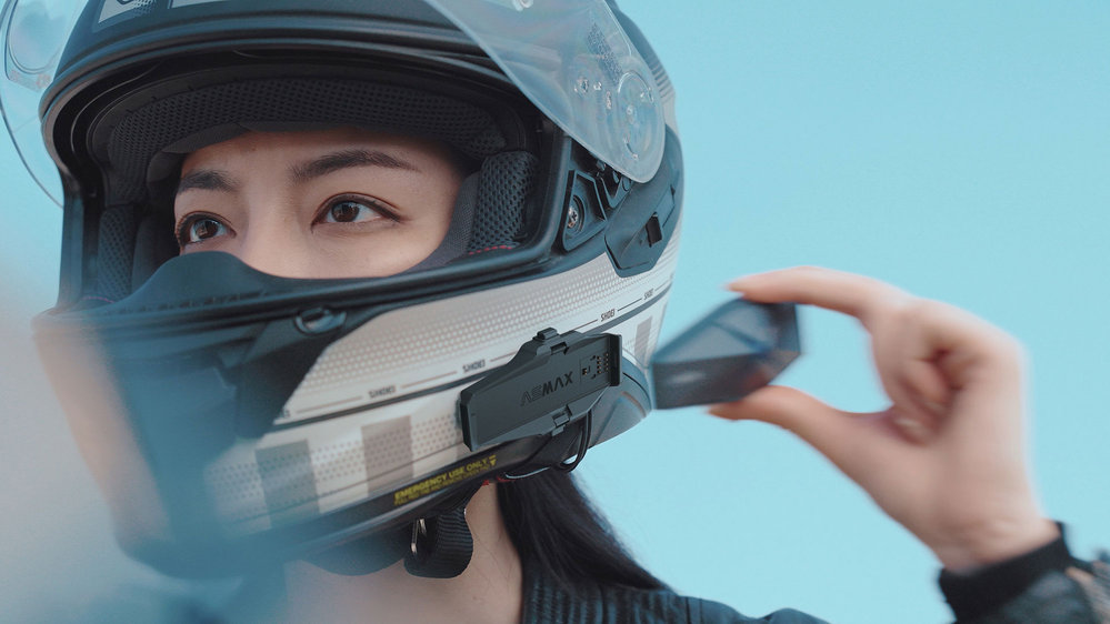 ASMAX F1 Pro Bluetooth Communication System Duo Set