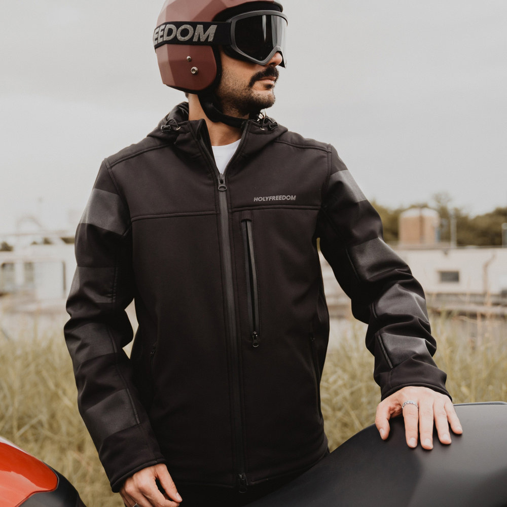 HolyFreedom Prison Softshell Motorcycle Textile Jacket