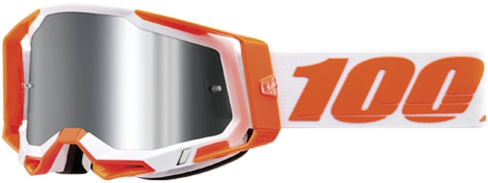 100% Racecraft II Orange Motocross Goggles