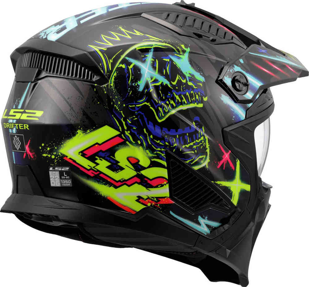LS2 OF606 Drifter Rayz Trial Helmet