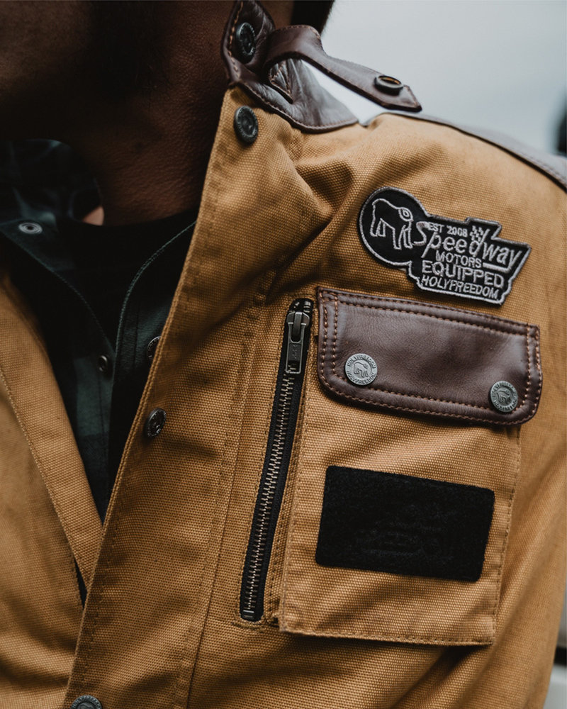 HolyFreedom Quattro Waxed Evo Motorcycle Textile Jacket