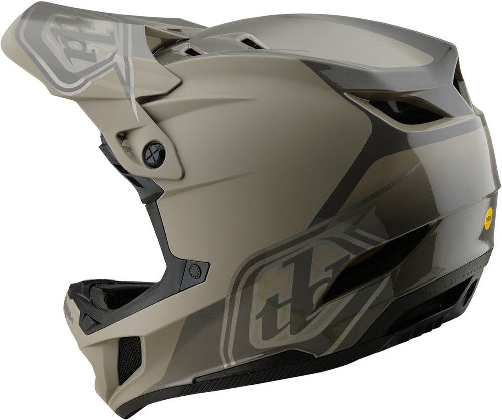 Troy Lee Designs D4 Mips Shadow Polyacrylite Downhill Helm