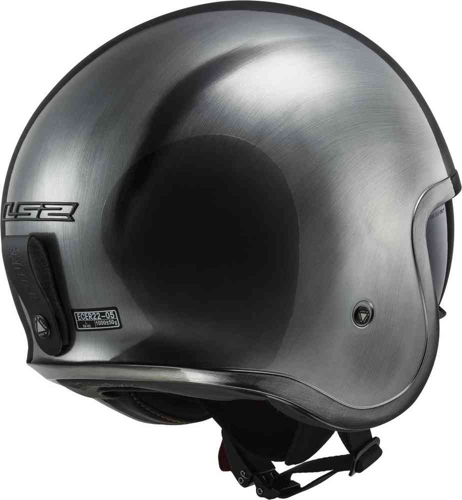 LS2 OF599 Spitfire Jeans Titanium Jet Helmet