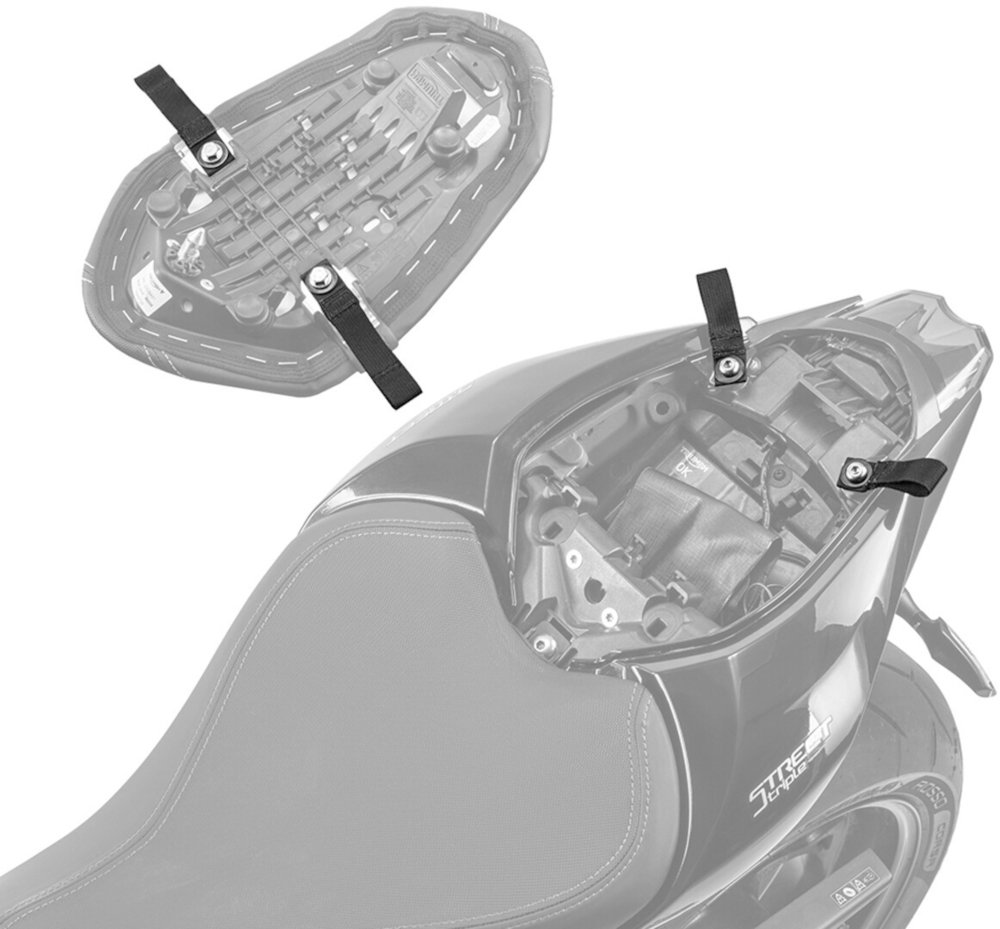 Kriega US-Drypack Triumph Street Triple Mounting Kit