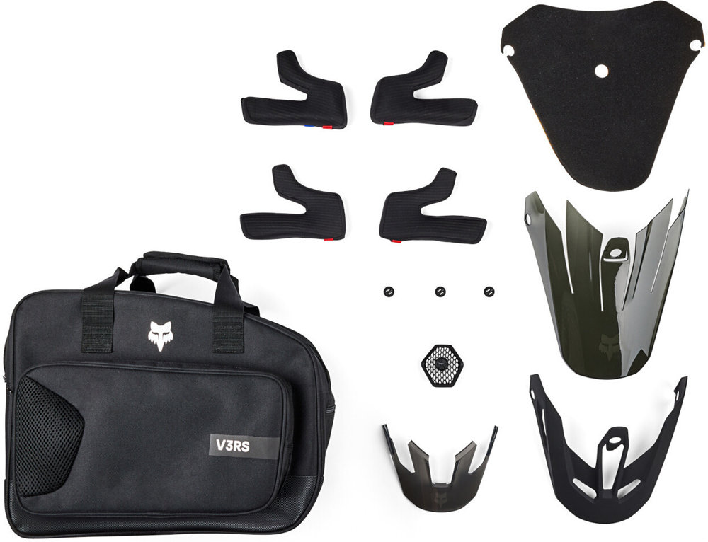 FOX V3 RS Carbon Solid MIPS Motocross Helmet