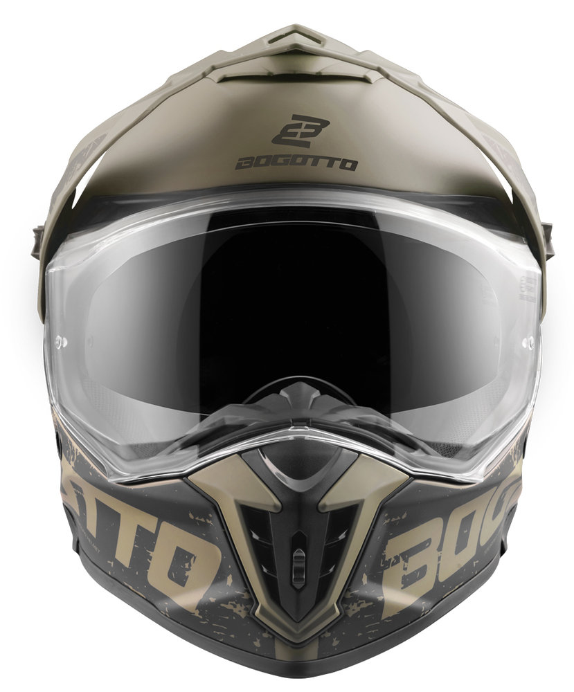 Bogotto FG-601 Duo Fiberglass Enduro Helmet