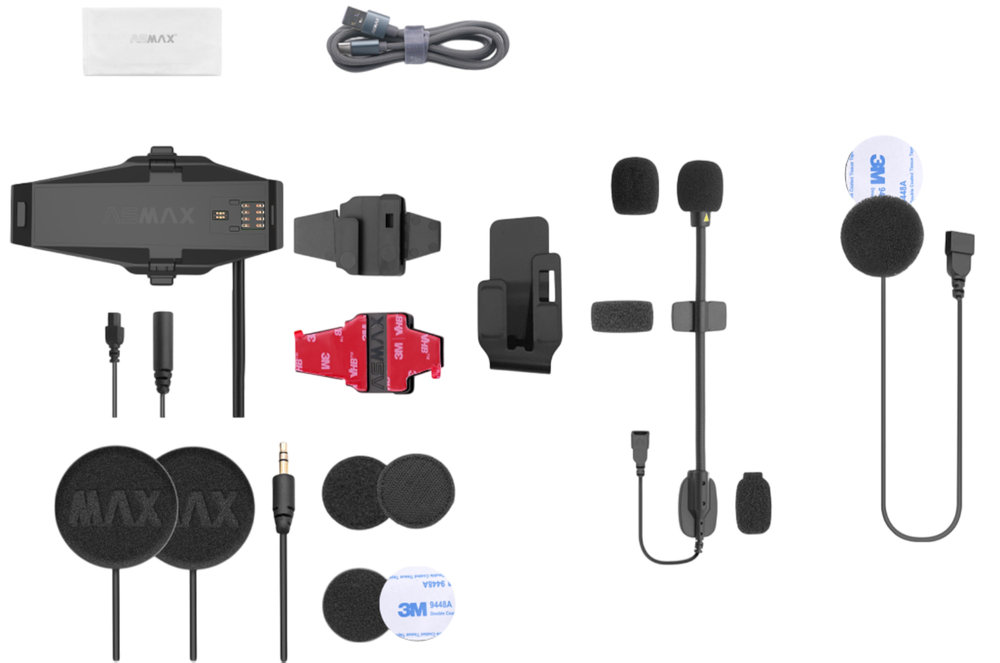 ASMAX F1 Pro Bluetooth Communication System Single Set