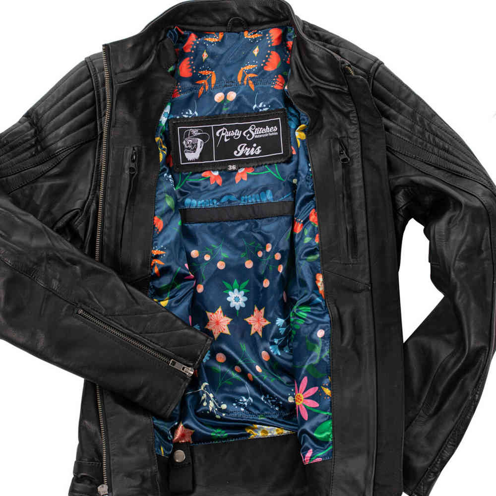 Rusty Stitches Iris Ladies Motorcycle Leather Jacket