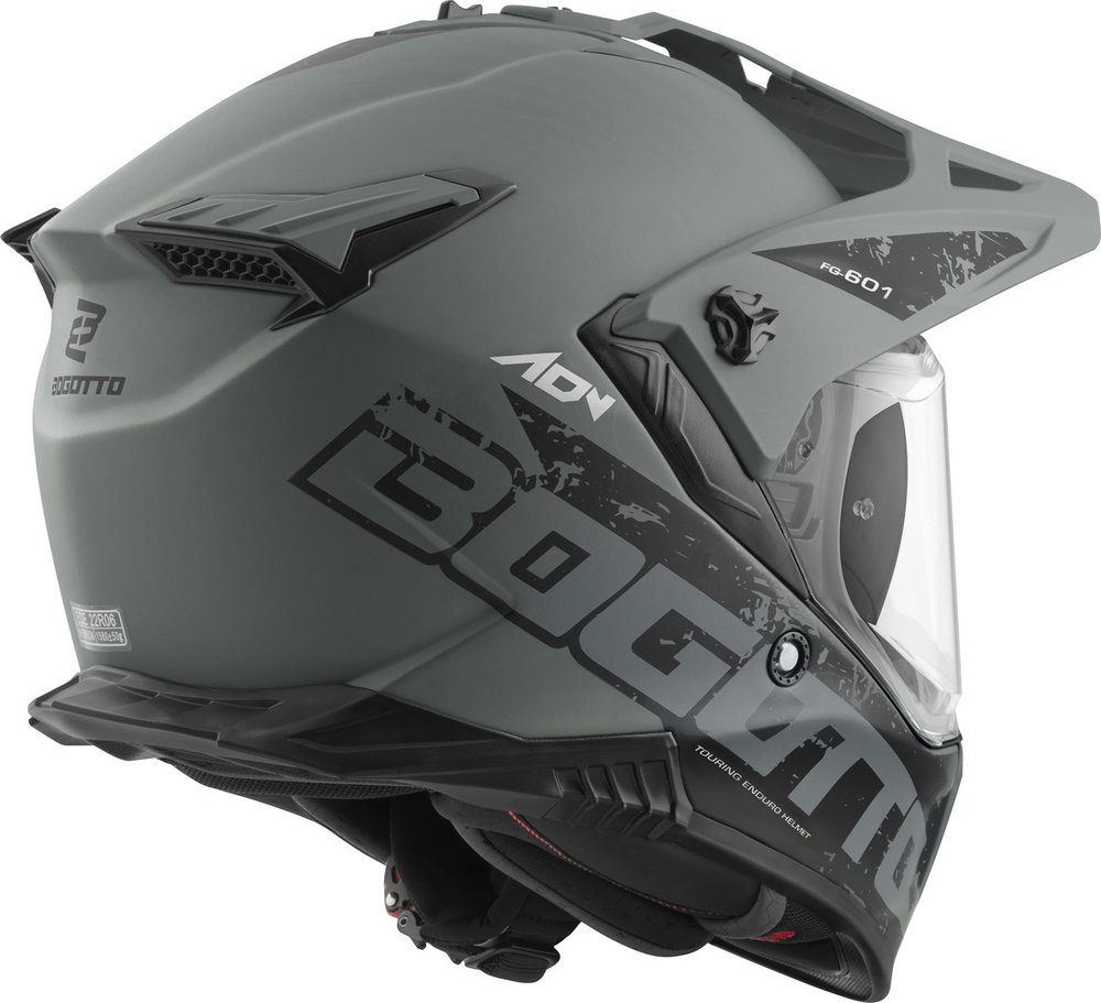 Bogotto FG-601 Duo Fiberglass Enduro Helmet