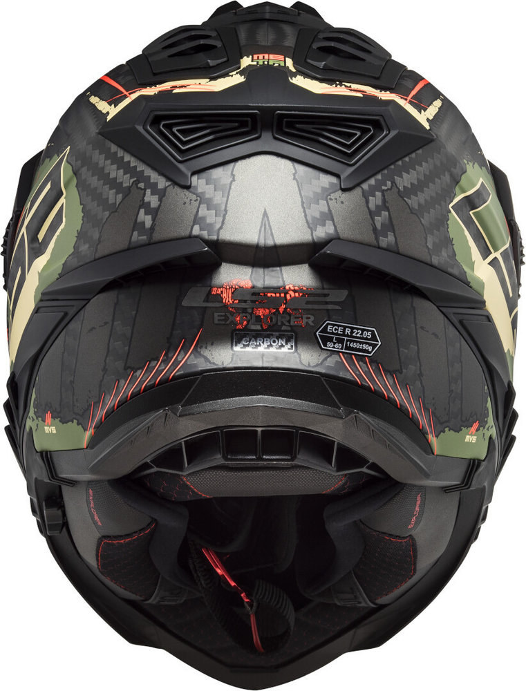 LS2 MX701 Explorer Carbon Extend 06 Motocross Helmet