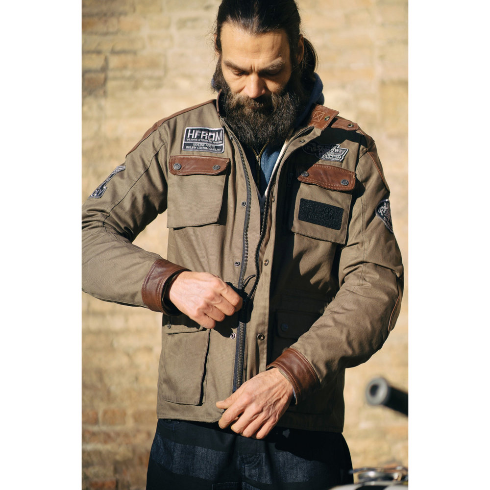 HolyFreedom Quattro Waxed Evo Motorcycle Textile Jacket