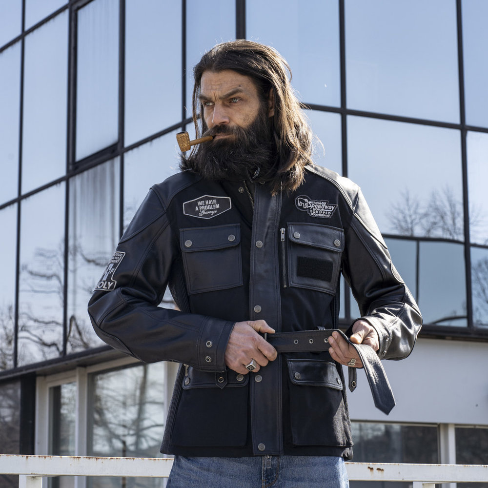 HolyFreedom Quattro TL motorcycle leather/textile jacket