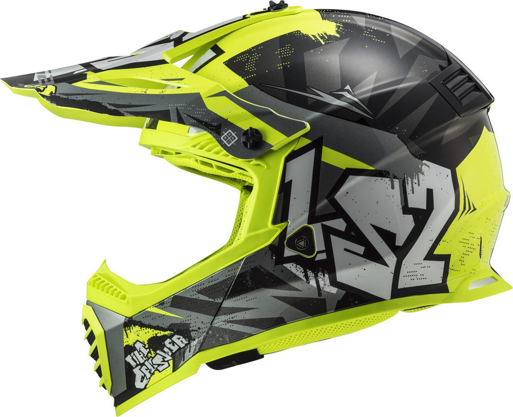 LS2 MX437 Fast Evo Crusher Motocross Helmet
