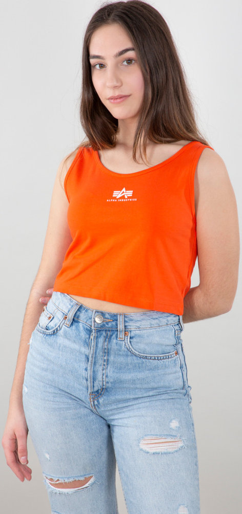 Alpha Industries Basic Crop SL Ladies Tank Top