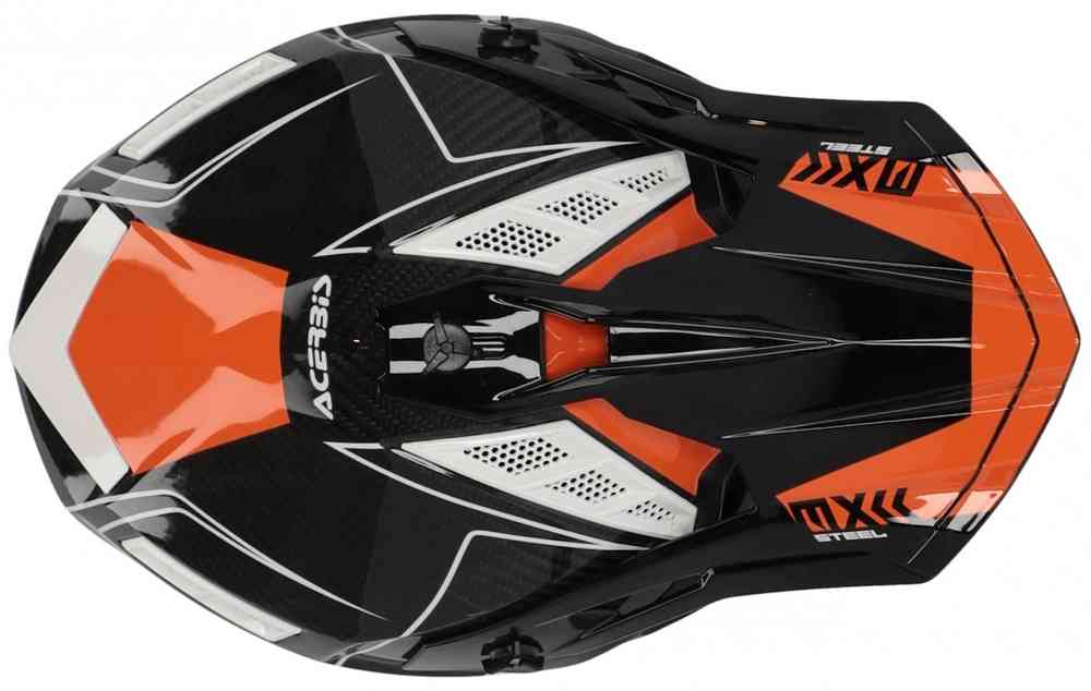 Acerbis Steel Carbon Grafics Motocross Helmet