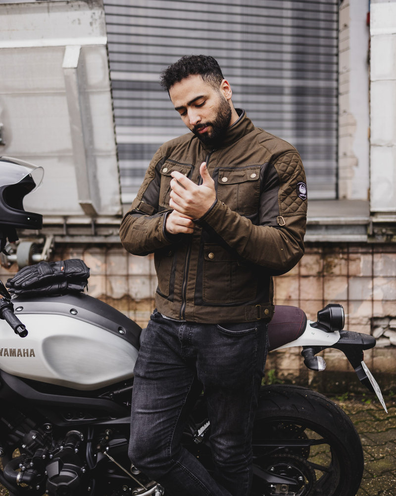 Merlin Chigwell Utility Motorcycle Waxed Jacket