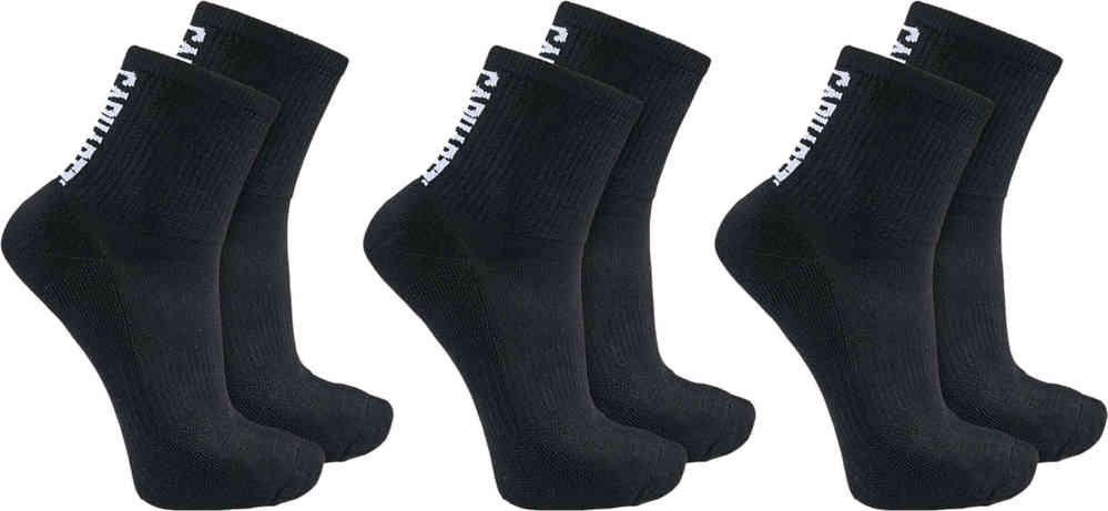 Carhartt Force Midweight Logo Short Crew Socks (3 Pairs)