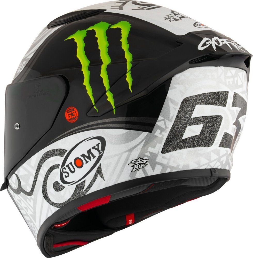 Suomy Track-1 Bagnaia Winter Test Monster Replica Helmet