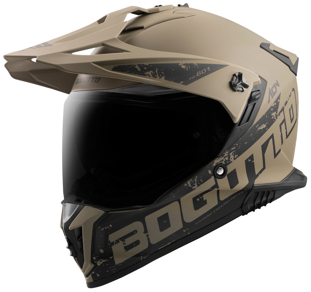 Bogotto FG-601 Duo Fiberglass Enduro Helmet