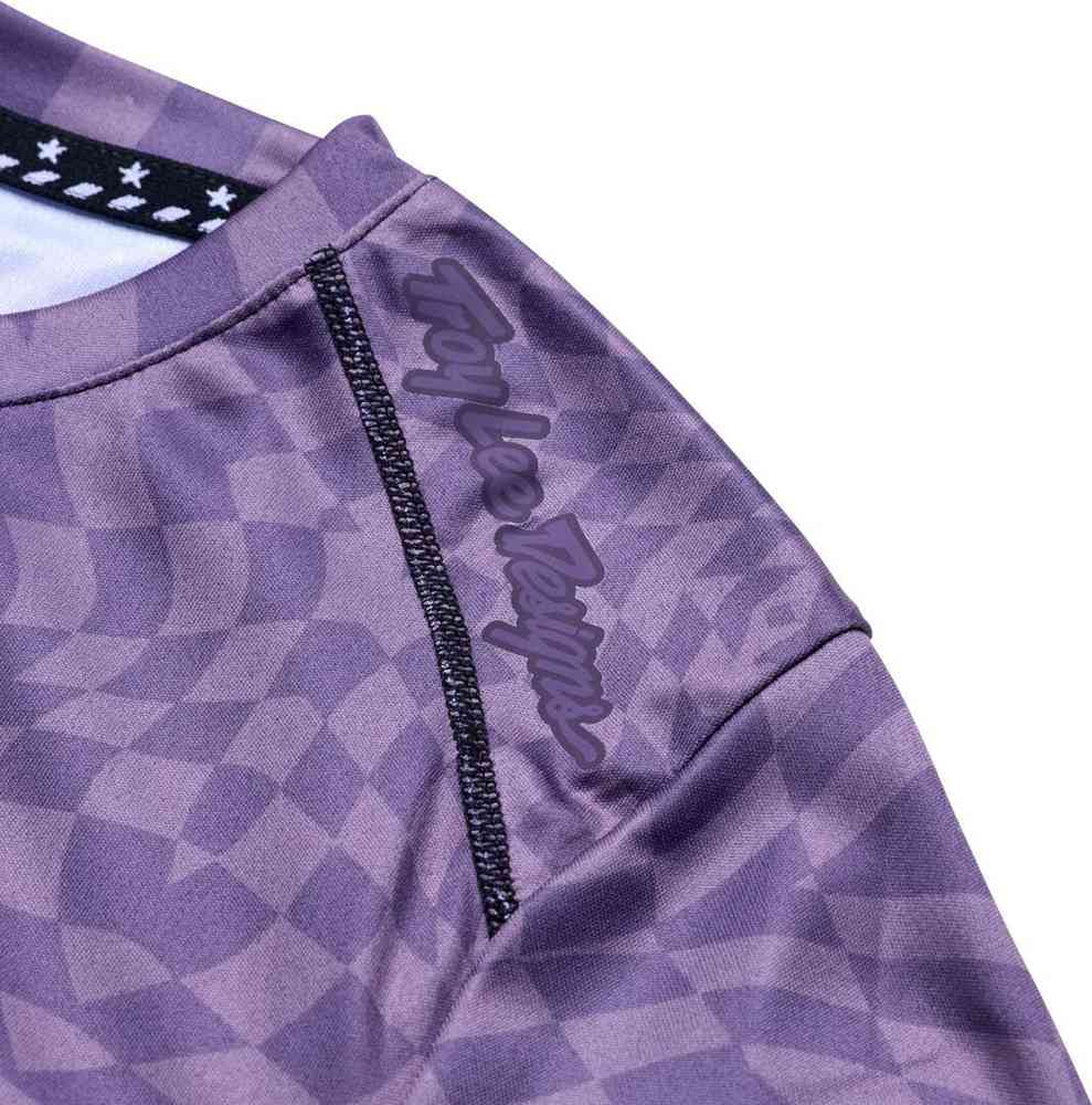 Troy Lee Designs Lilium SS Twisted Checkers Ladies Bicycle Jersey