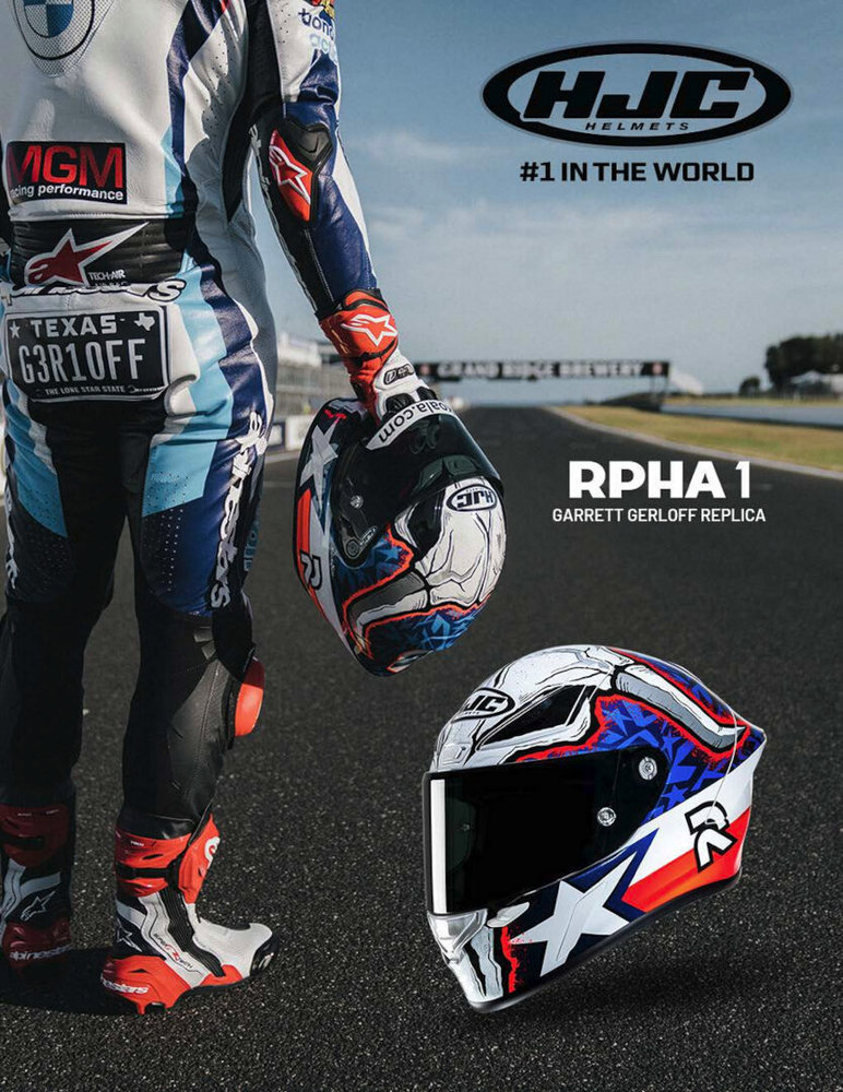 HJC RPHA 1 Garrett Gerloff Replica Helmet
