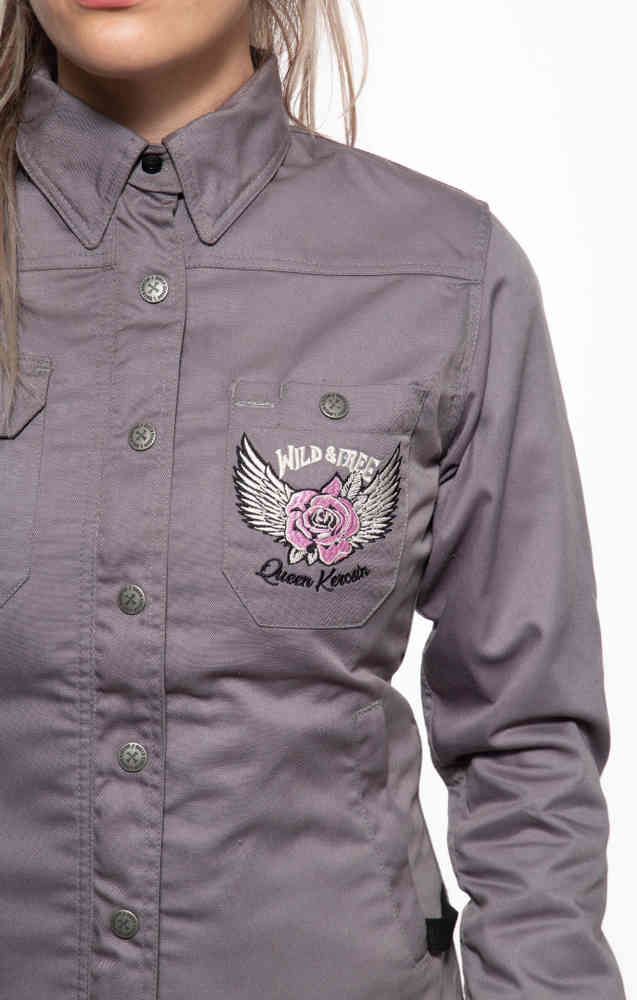 Queen Kerosin Wild & Free Adventure Ladies Shirt