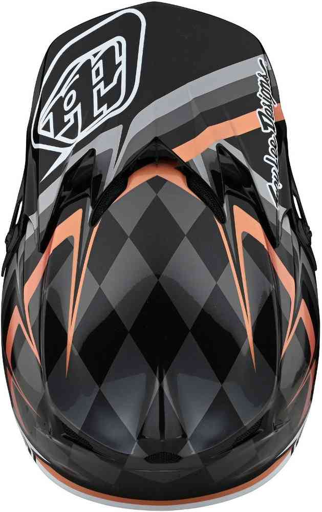 Troy Lee Designs SE4 Warped Polyacrylite MIPS Motocross Helmet