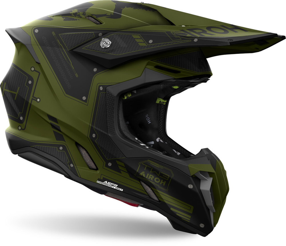 Airoh Twist 3 Military Motocross Helmet
