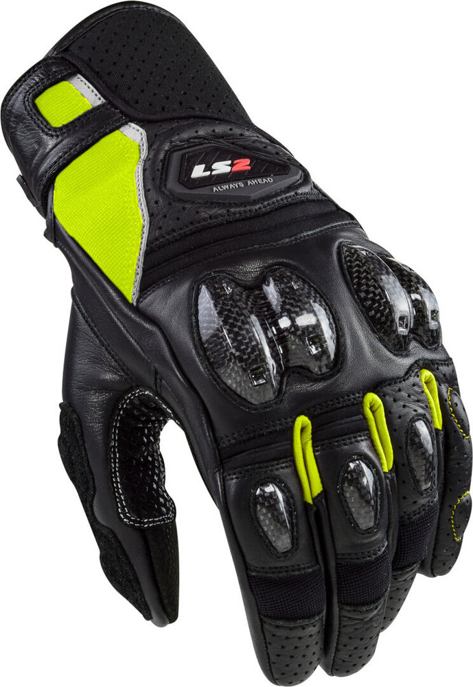 LS2 Spark II Leather perforated Motorcycle Gloves