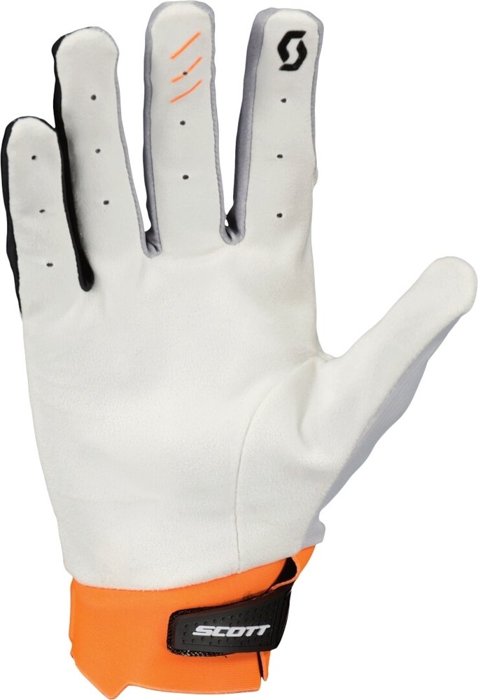 Scott Evo Race Bright White Motocross Gloves