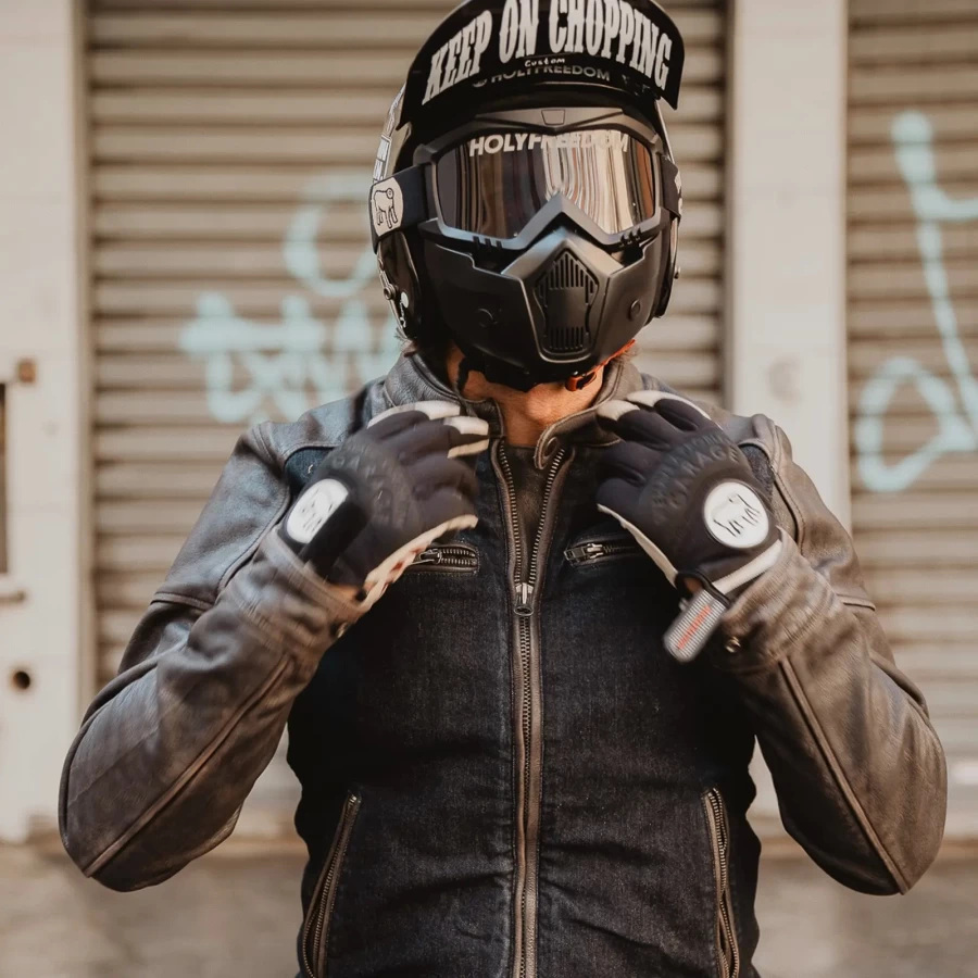 HolyFreedom Zero Denim Motorcycle Leather/Textile Jacket