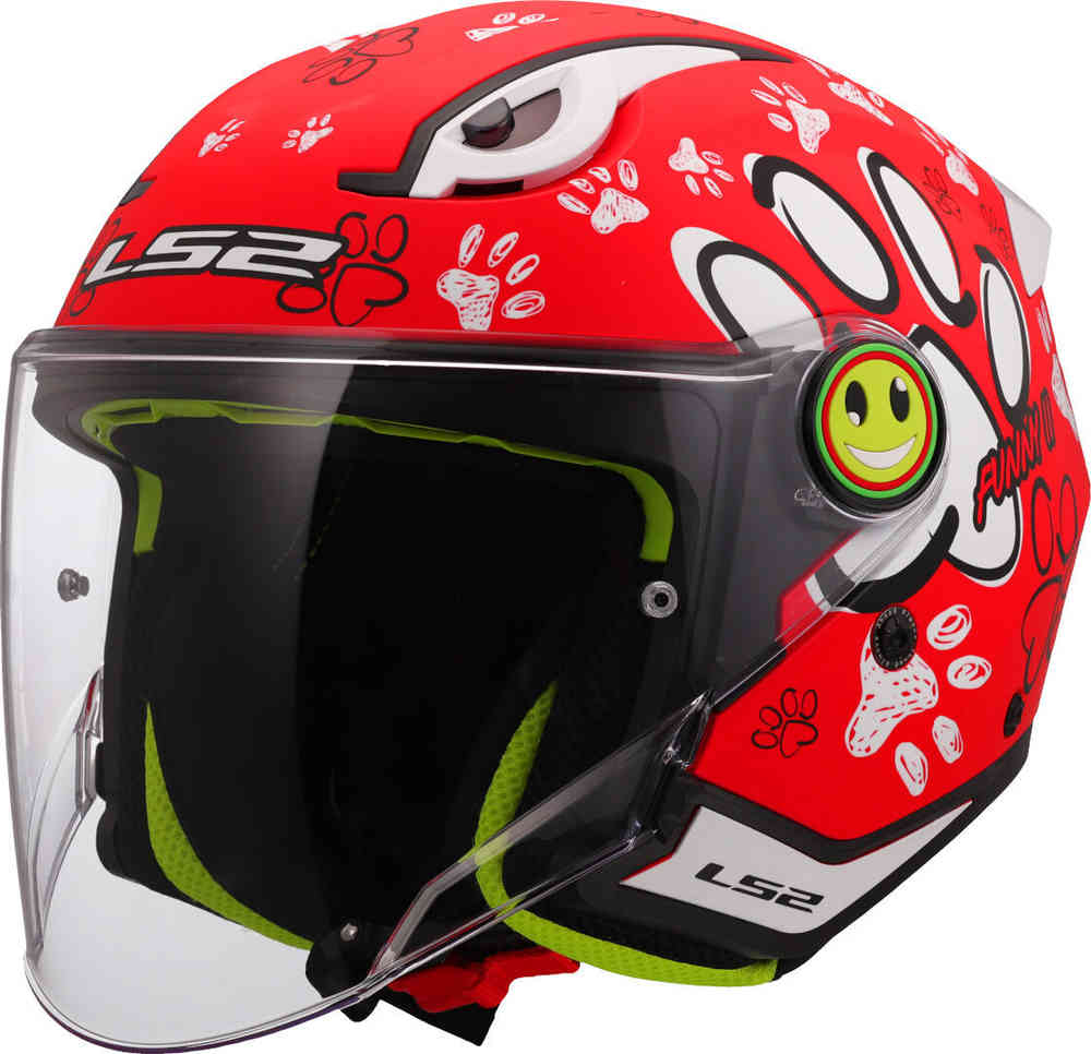 LS2 OF622 Funny II Paws Kids Jet Helmet