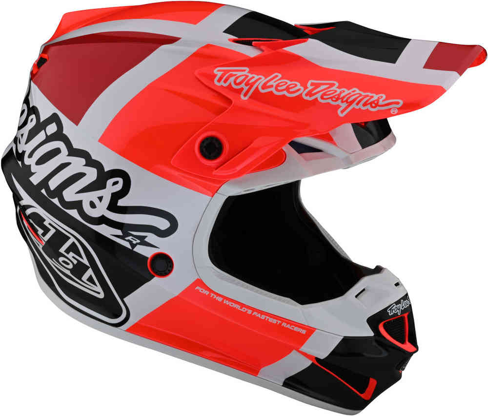 Troy Lee Designs SE4 Polyacrylite MIPS Quattro Motocross Helmet