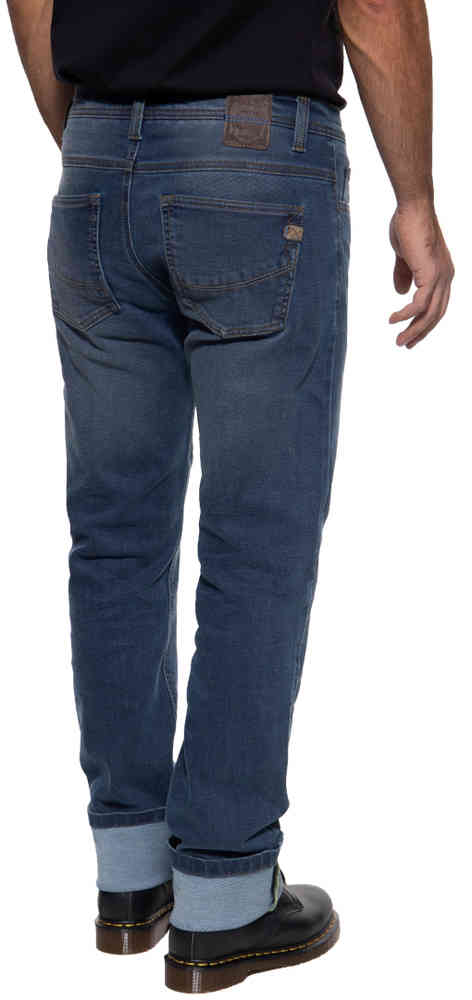 King Kerosin Kustombuilt Blue Motorcycle Textile Pants