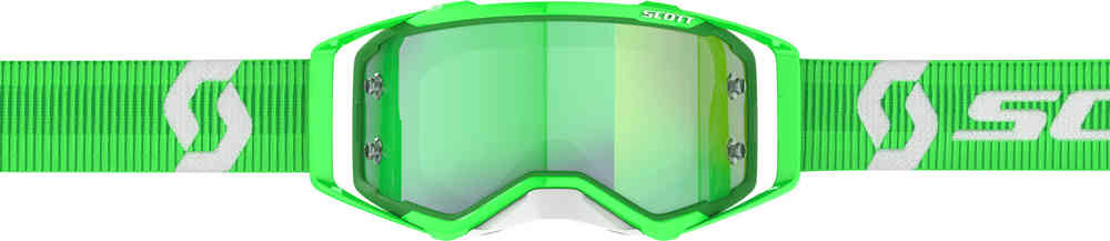 Scott Prospect Chrome Green/White Motocross Goggles