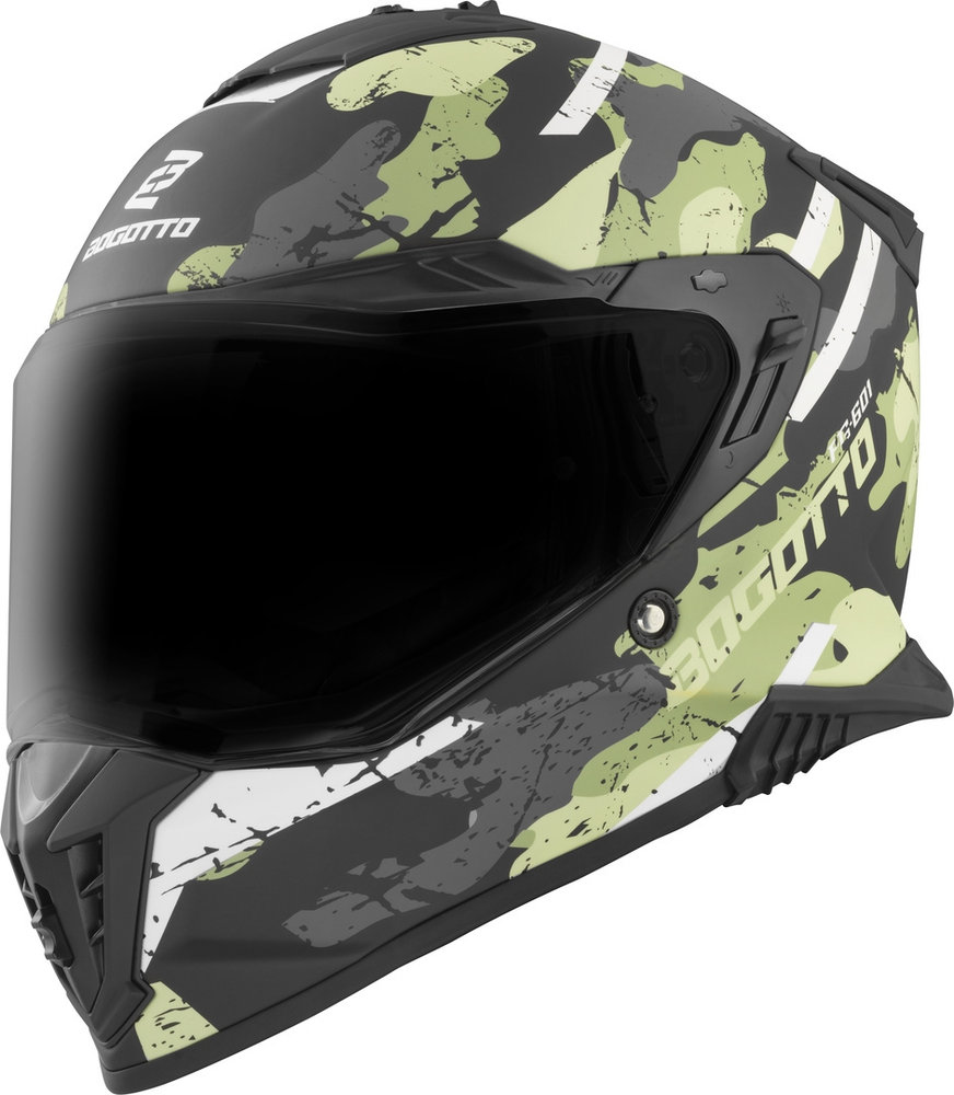 Bogotto FG-601 Sniper Fiberglass Enduro Helmet