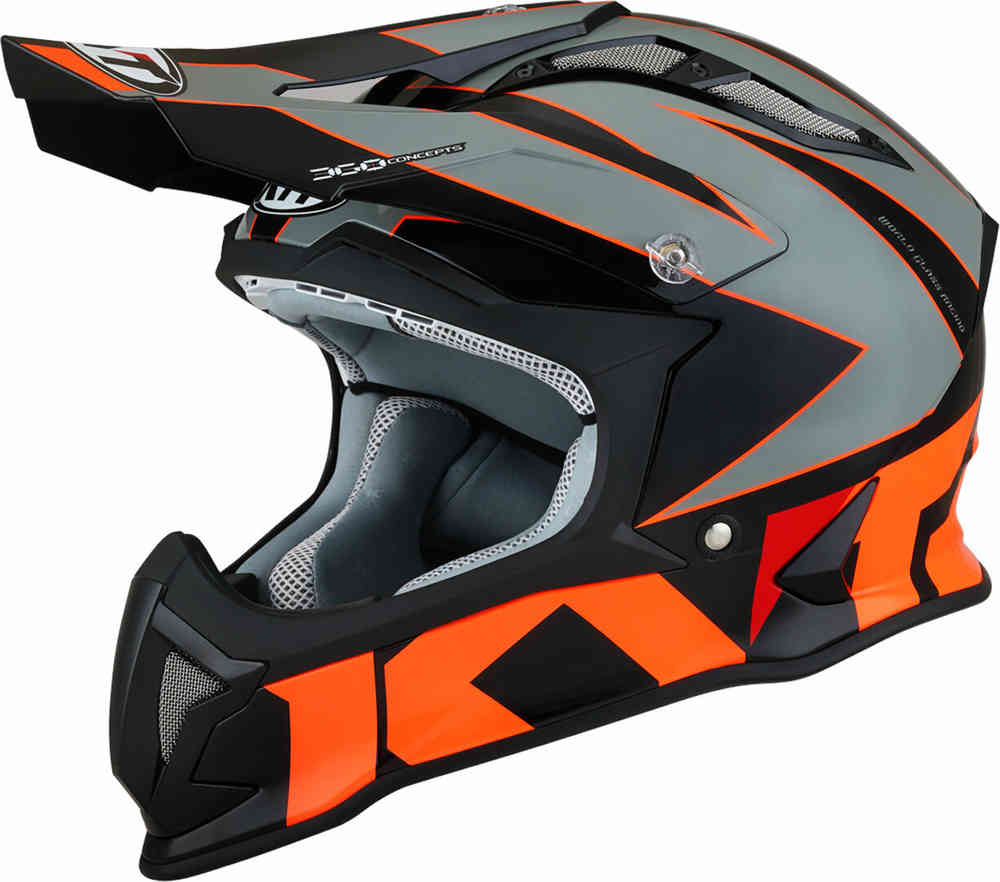 KYT Strike Eagle Blinking Motocross Helmet