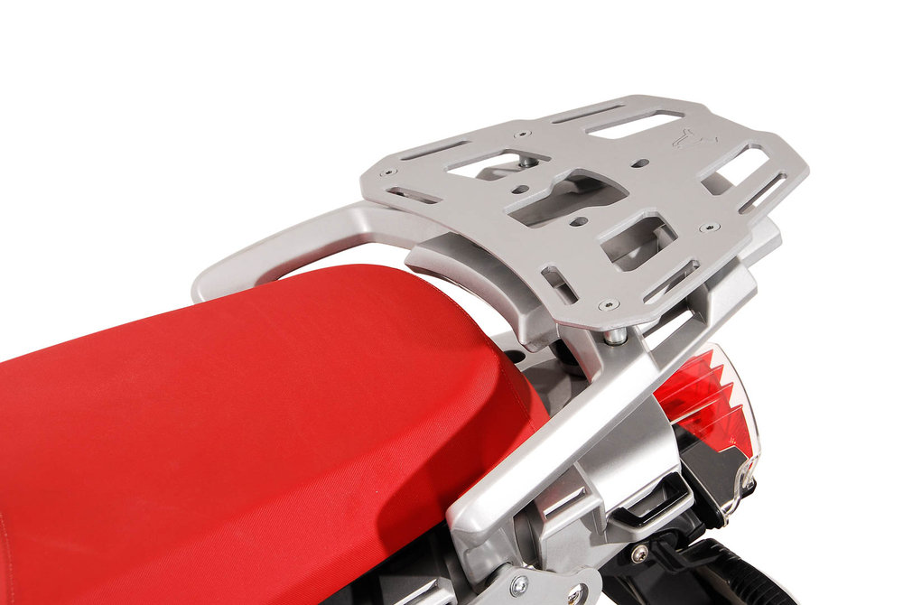 SW-Motech TRAX ADV top case system - Silver. BMW R 1200 GS (04-12).